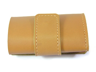 小型三つ折り本革財布